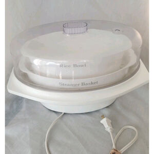 Vintage Rival Automatic Steamer Rice Cooker Model 4450 Tested Working